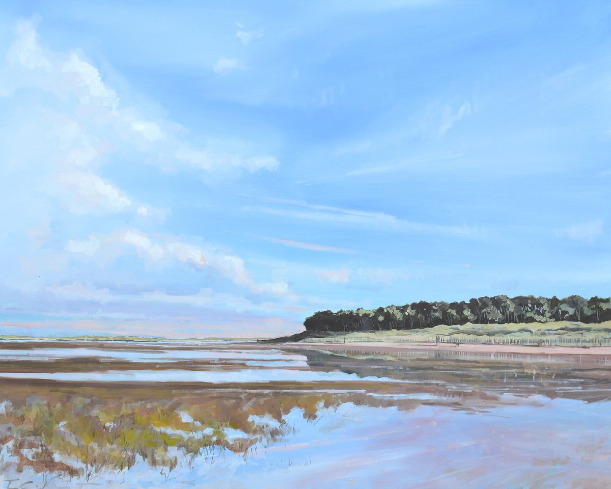  Holkham Beach Norfolk, East. By Tom Cringle, 39 X 31, Artwork For Sale On Artfinder