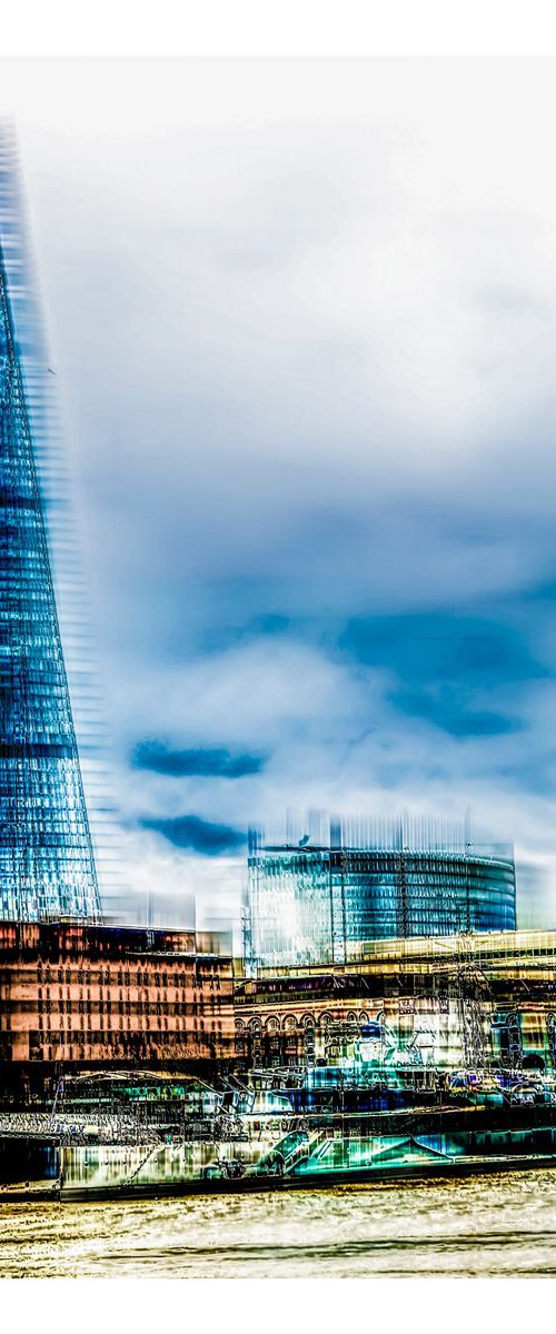 Agitated Views #8: Southwark and The Shard (Limited Edition of 10) by Graham Briggs
