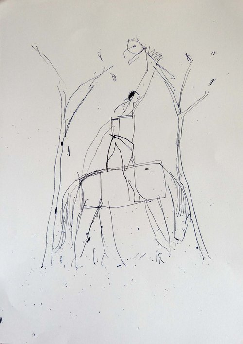 The Horse, 29x41 cm - ESA2 - AF Exclusive by Frederic Belaubre