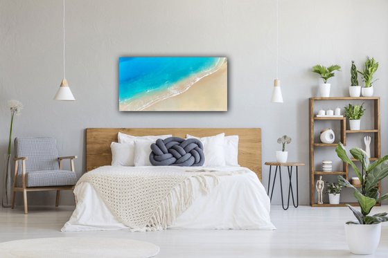 Welcome to my beach - ocean painting