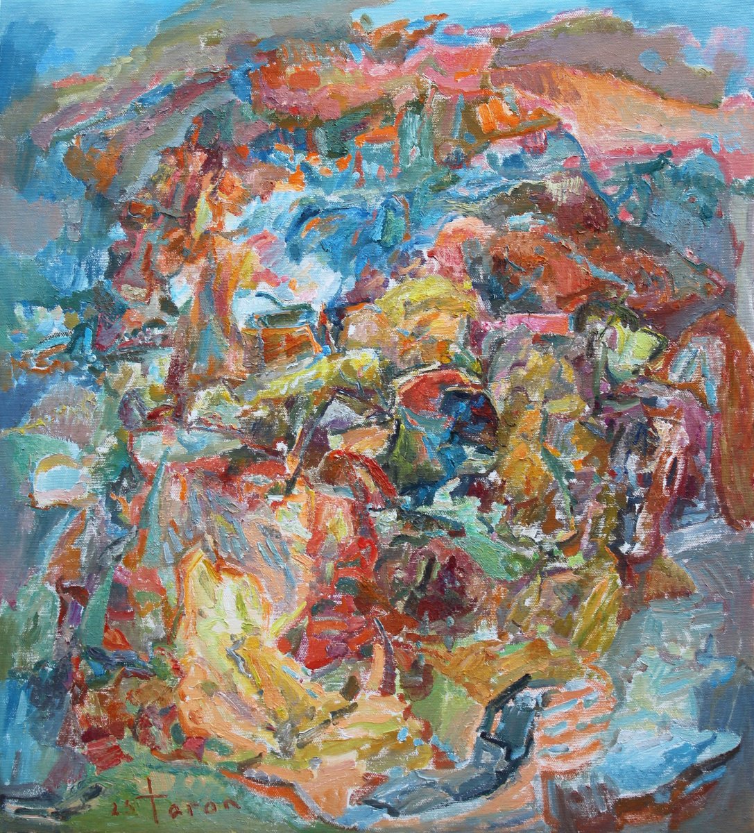 Fiery Autumn By Taron Khachatryan, 20 X 22, Artwork For Sale On Artfinder