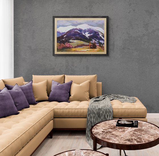 Breath of spring in the mountains