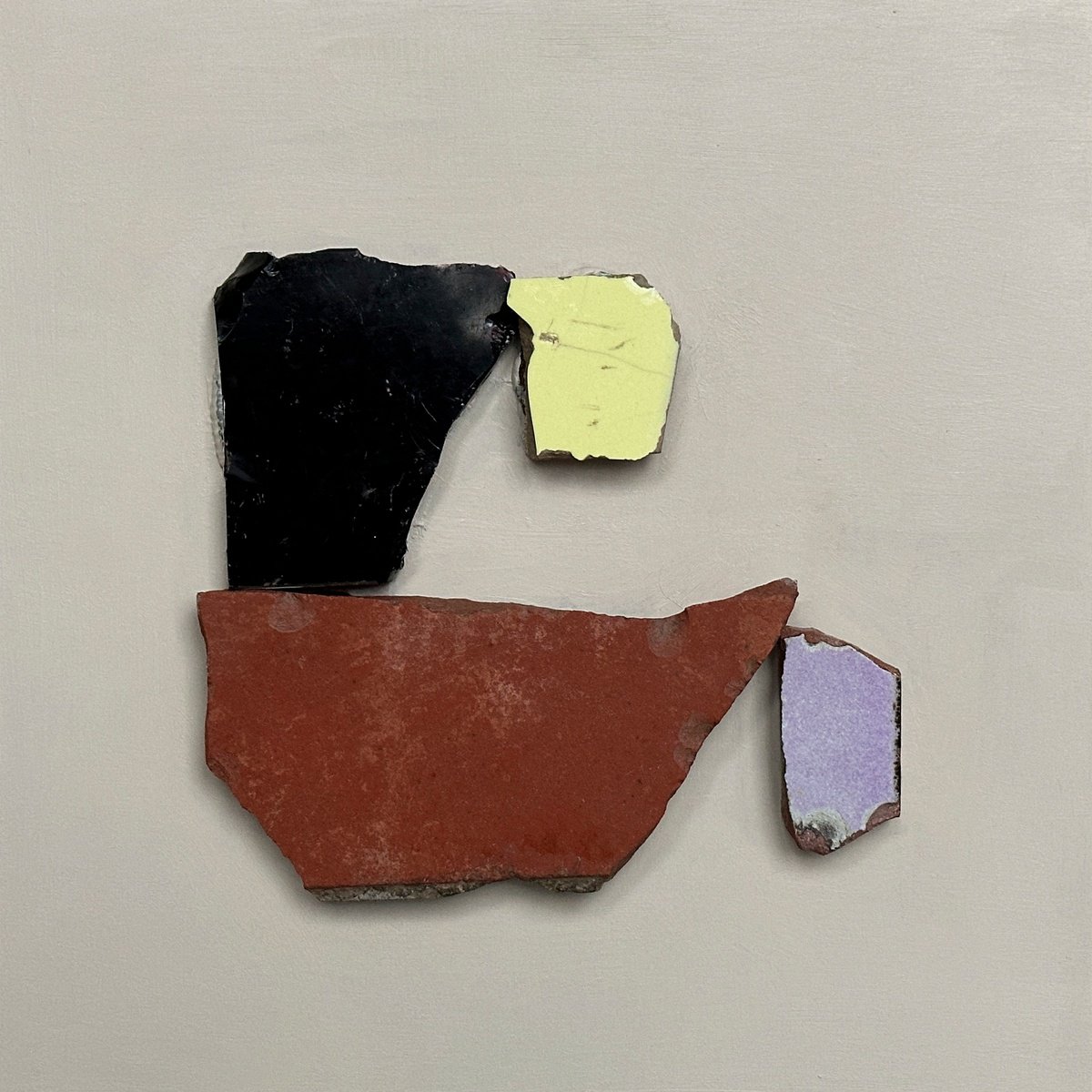 Abstract Painting By Andrea Reichhart, 8 X 8, Tales Of Tiles No.1, Original Artwork