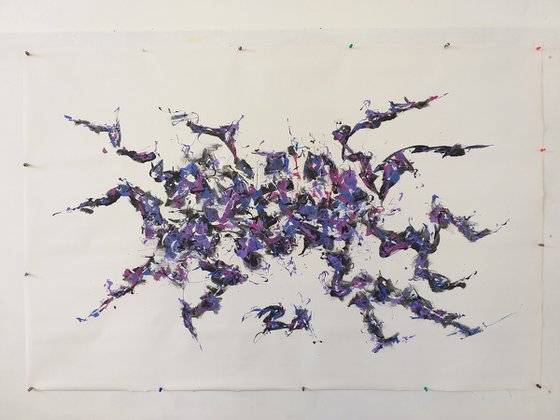 Purple Octopus by M.Y.