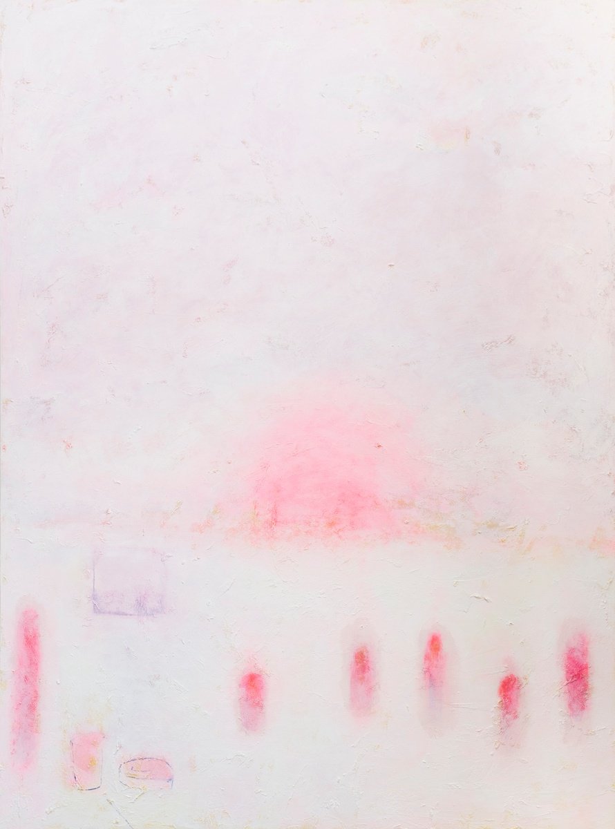 Abstract Landscape Acrylic Painting By Bohdan Svyrydov, 43 X 59, The New Hope, Original Artwork