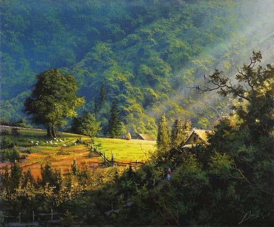 Mountain valley idyll