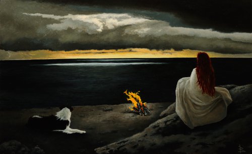 The fire by Oleg Baulin