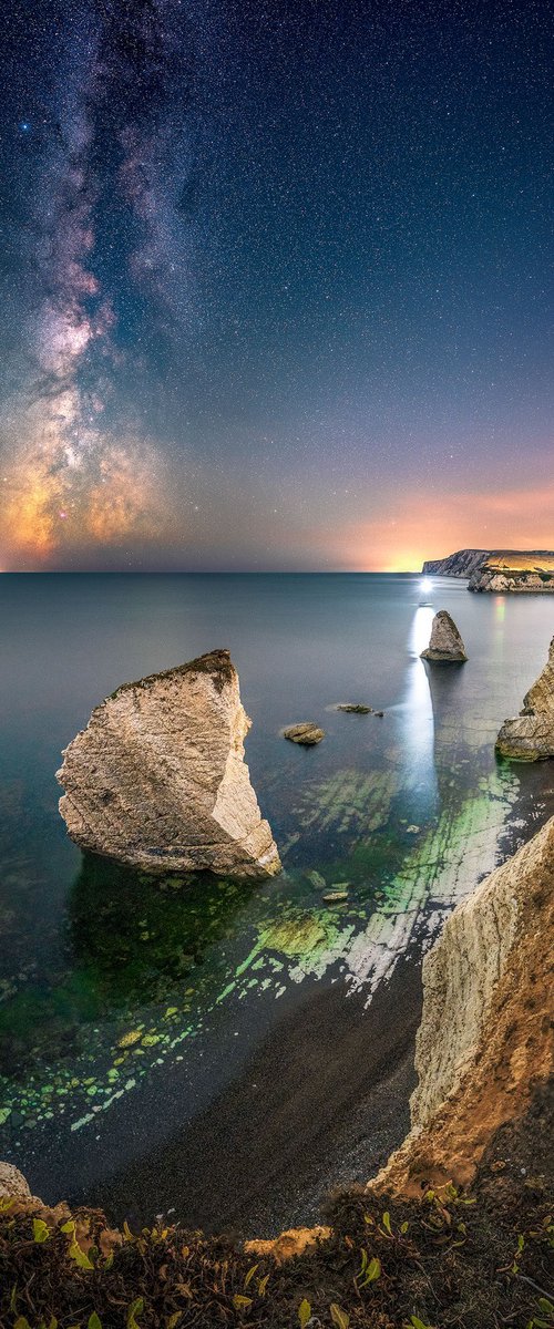 'The Milky Way Setting Over Freshwater Bay' Giclée Fine Art Print by Chad Powell