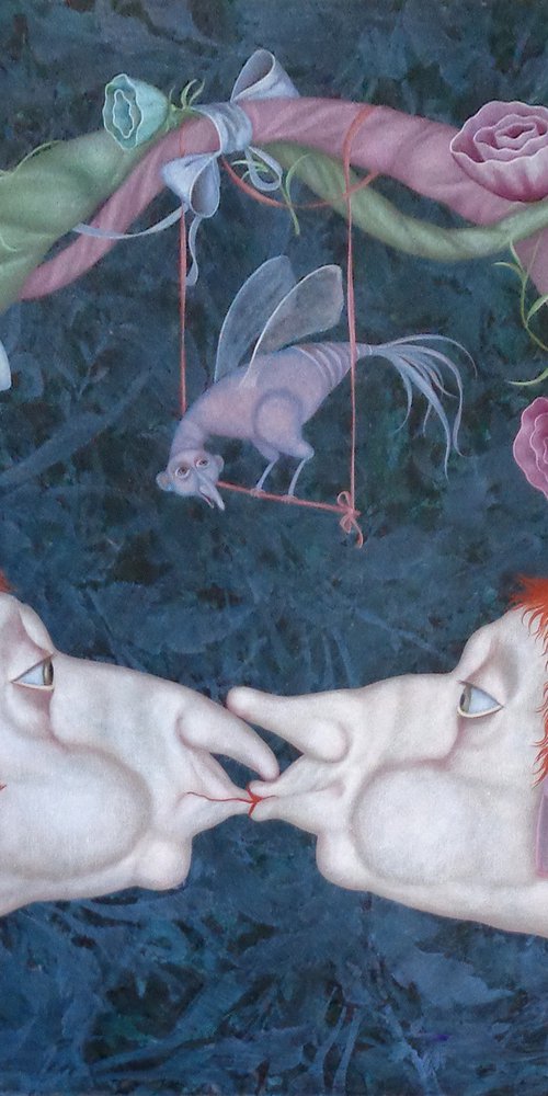 3808 "The Kiss" (Le Baiser) by Evgenia Saré