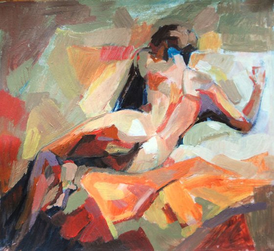 Nude 123  / 36 x 33 cm