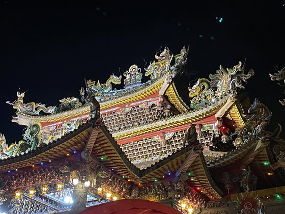 Fengtian Temple at Night