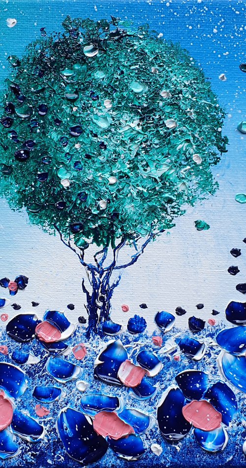 "Mystic Tree & Flowers in Love" by Phil Broad