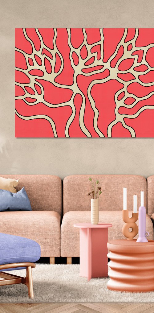 Abstract Flowers #18 by Marina Krylova