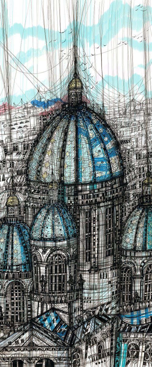 The Trinity Cathedral by Maria Susarenko