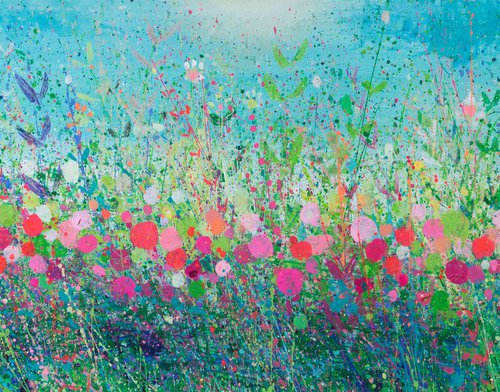 Red and Pink, Summer by Sandy Dooley