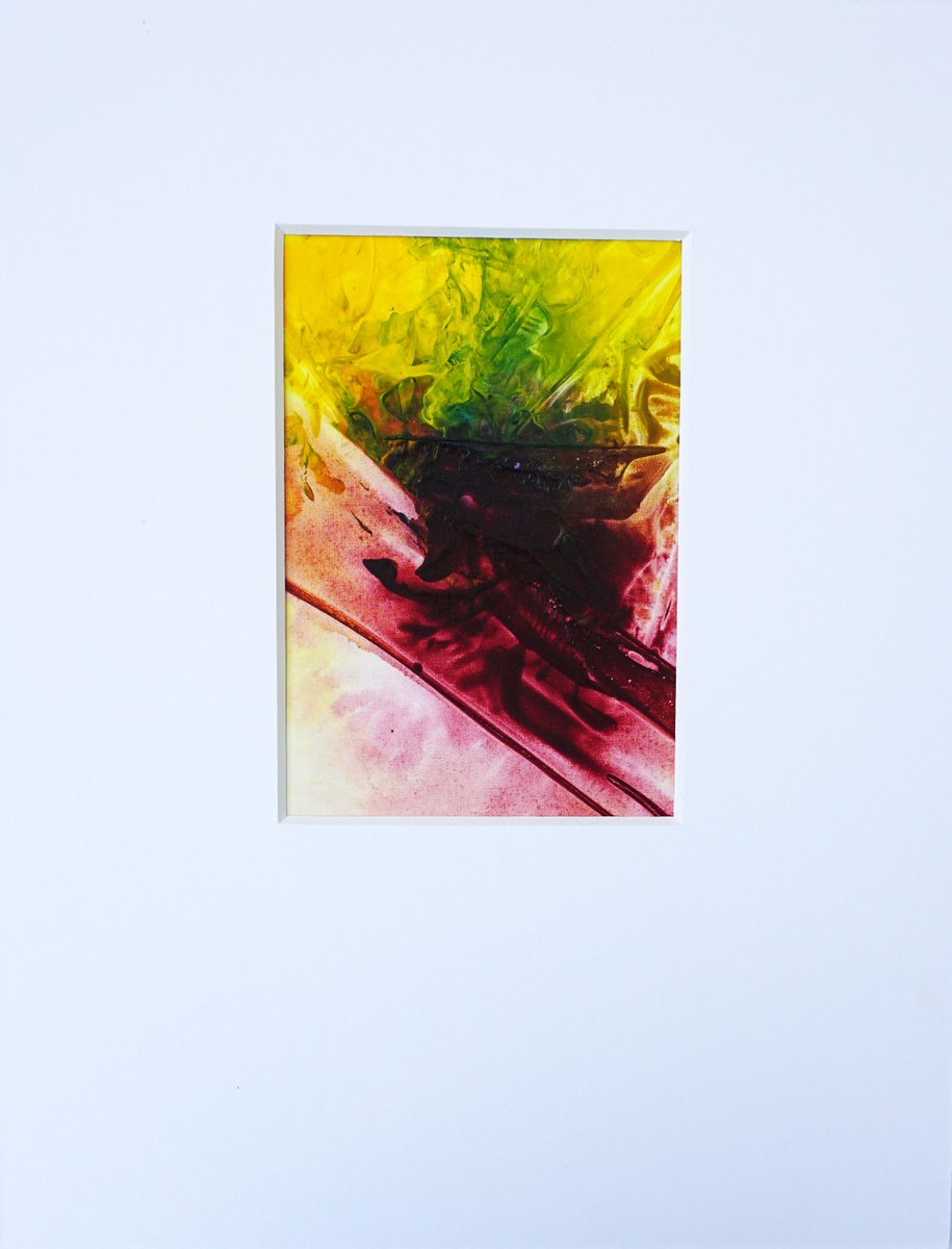 Abstract Acrylic Painting By Jelena B, 11 X 14, In May 21-9, Original Artwork