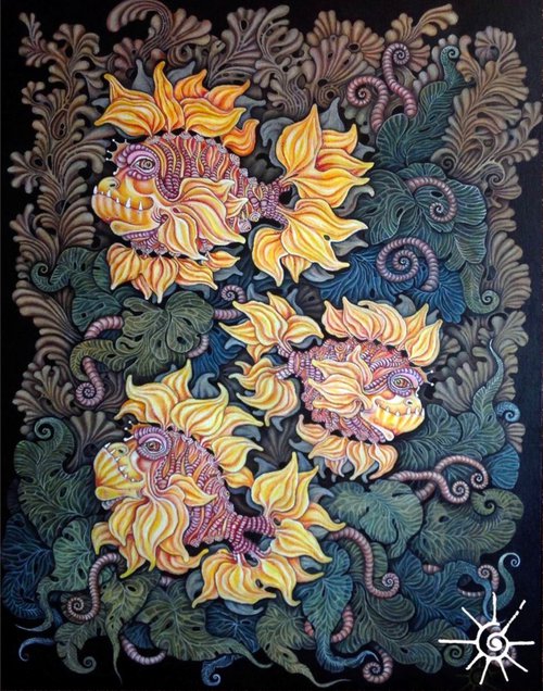 Sunflowers by Kateryna Hanetska