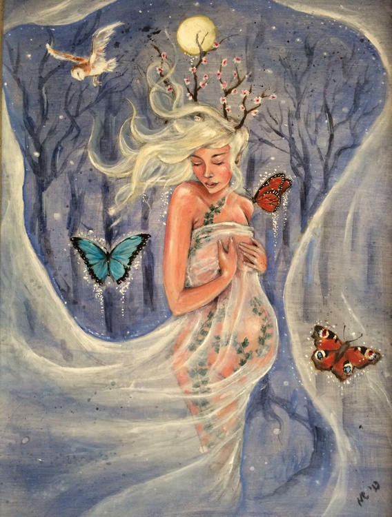 Mother Nature Gaia By Natacha Chohra Artfinder