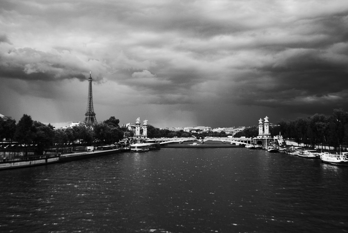 The Seine, Paris by Charles Brabin