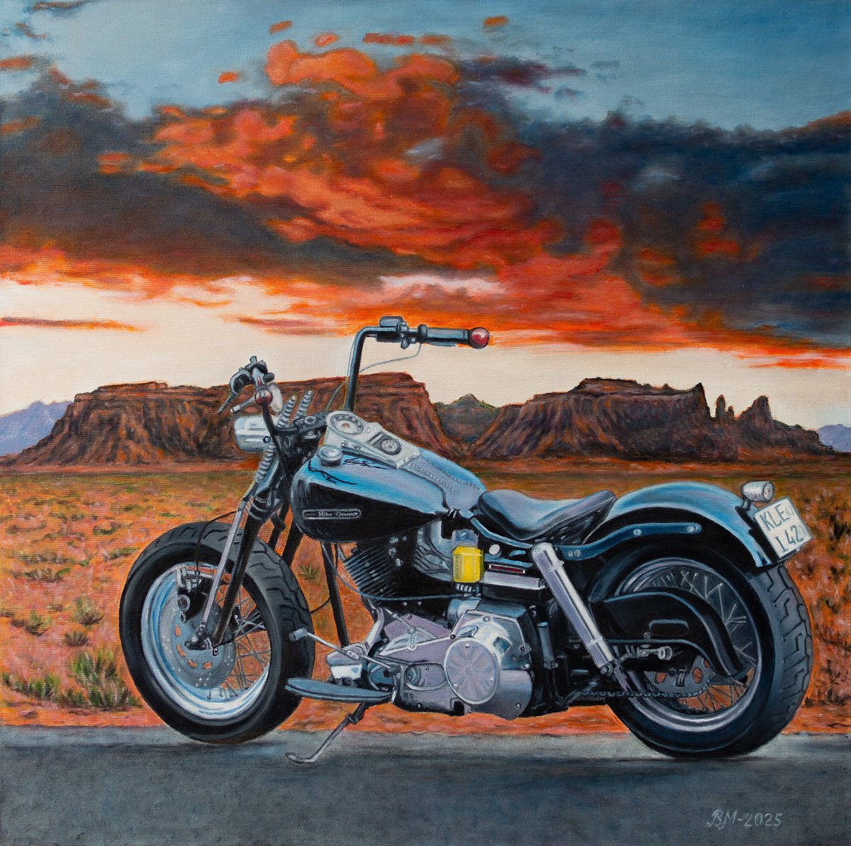 King Of The Roads By Vera Melnyk, 20 X 20, Artwork For Sale On Artfinder