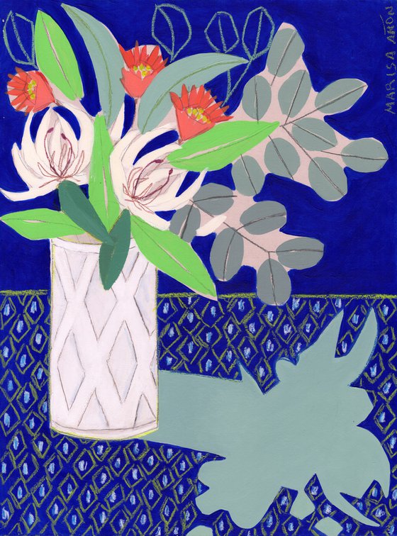 Vase on Deep Blue II