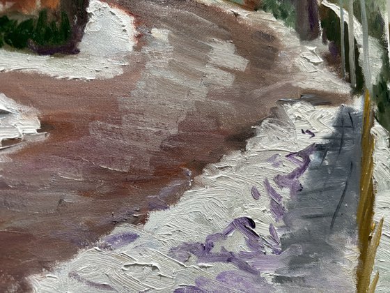 Dalen Flower Shop in Winter