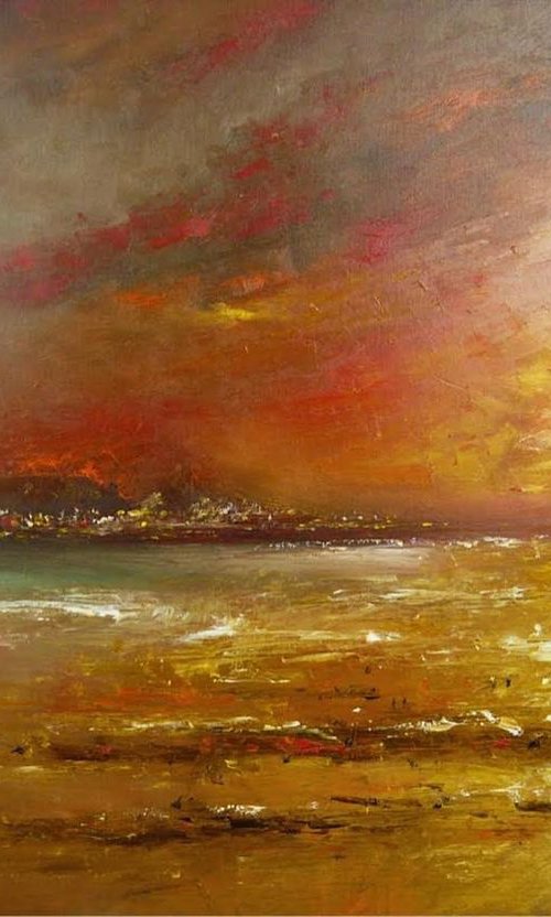Beloved Shore  (Large, 100x70cm) by Kalpana Soanes