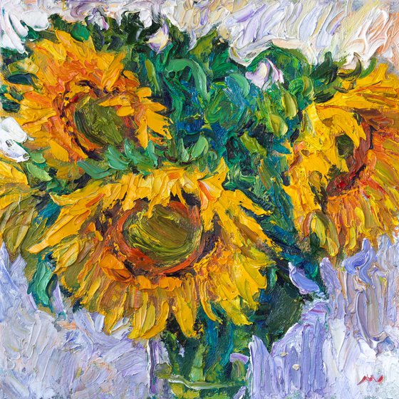 Sunflowers bouquet