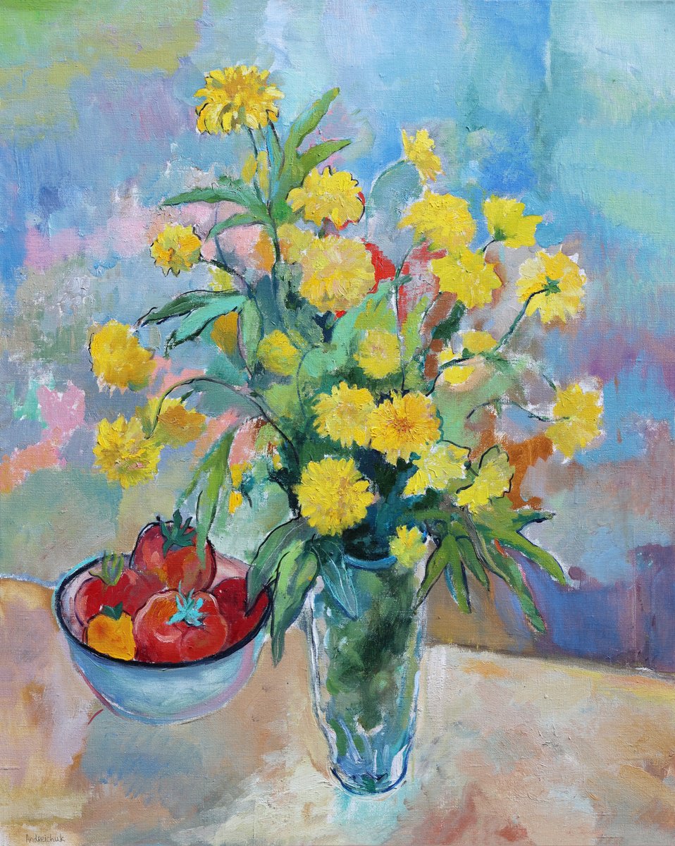 Rudbeckia By Artem Andreichuk, 31 X 39, Artwork For Sale On Artfinder