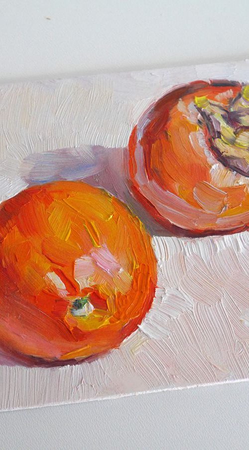 Orange and persimmon by Dima Braga