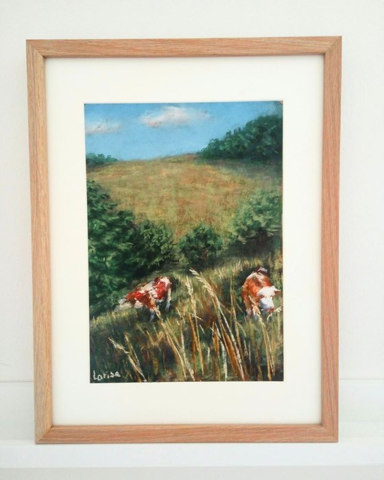 Pasture | Original Pastel Painting