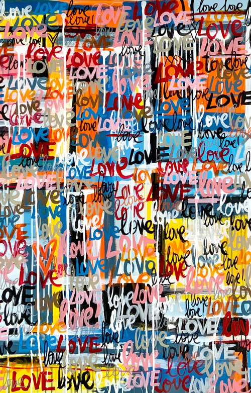 Wall of Love 13 by Mercedes Lagunas