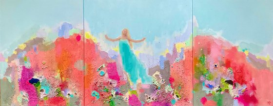 HEAVENLY AND EARTHLY, triptych