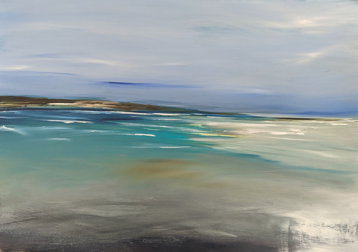 Turquoise seascape by Jo Earl