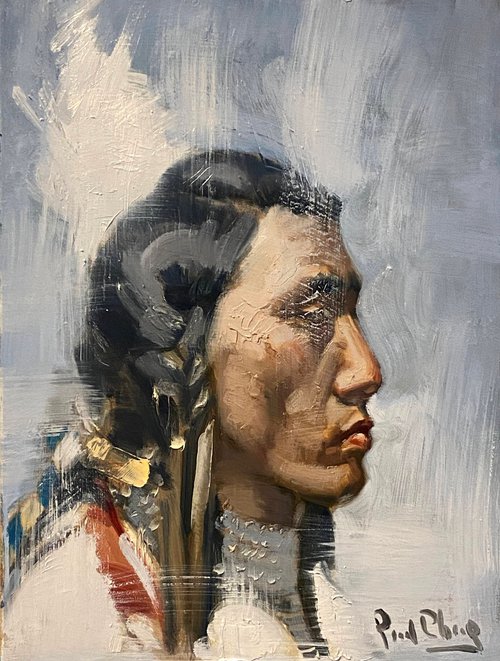 Native American Indian Man (1) by Paul Cheng