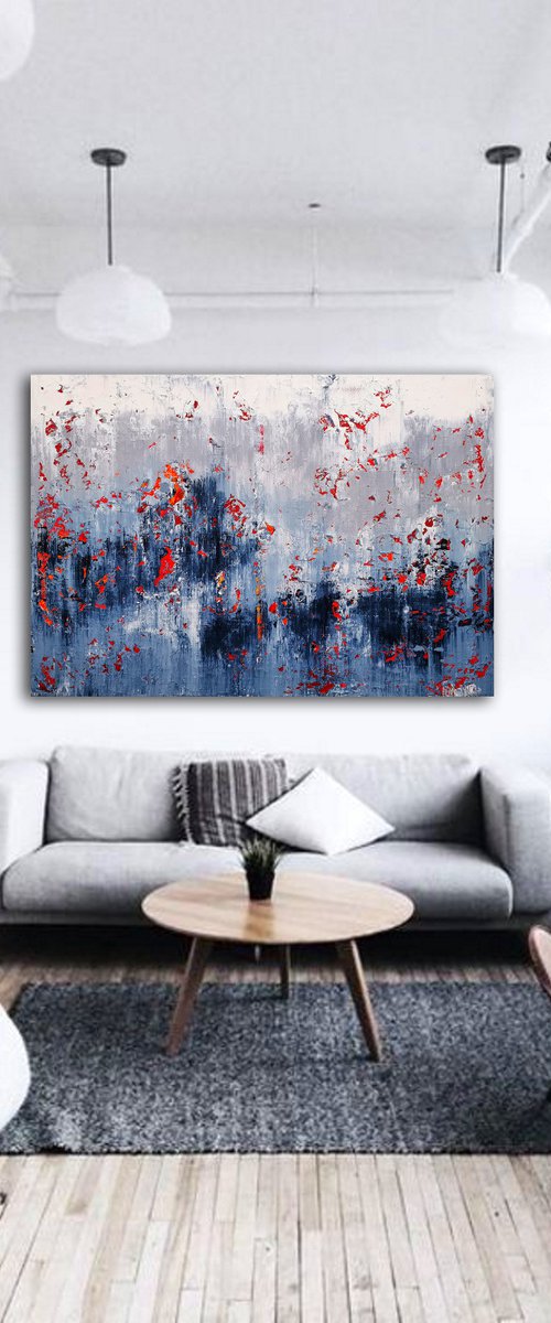 170x120cm. / abstract painting / Abstract 1230 by Alex Senchenko