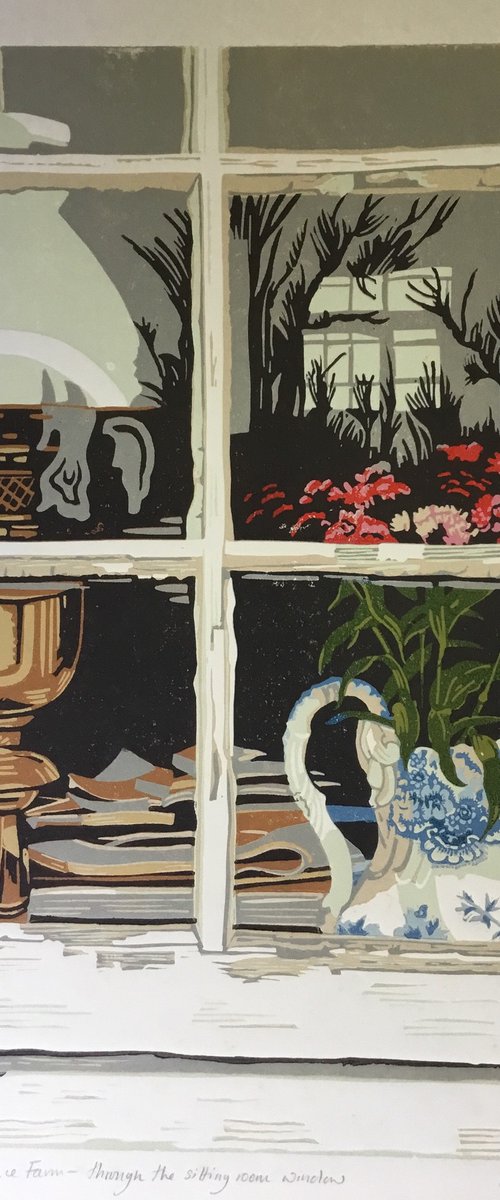 Kynance Farm -through the window by Rosalind Forster