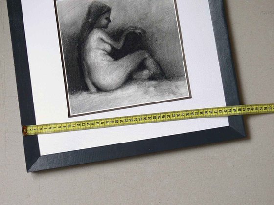 Nude figure drawing