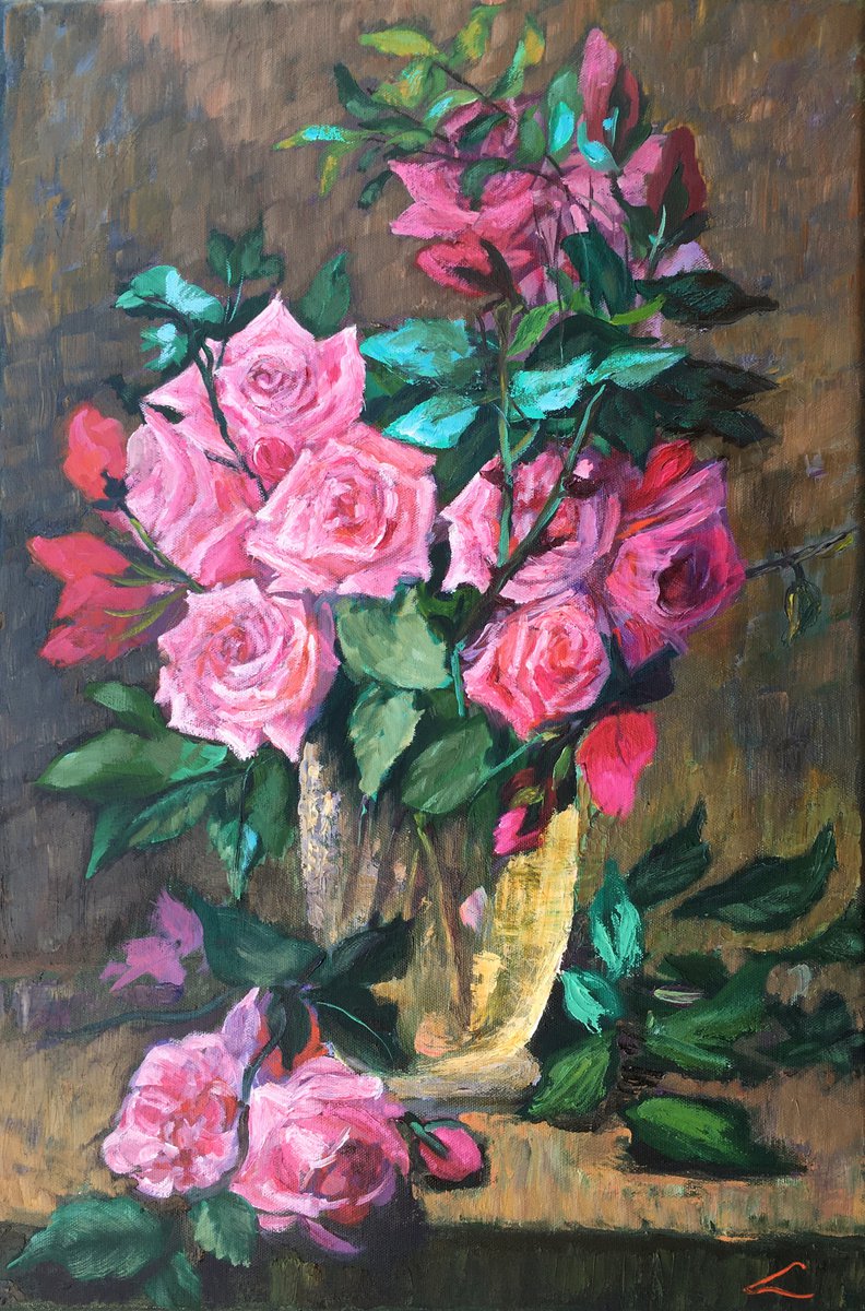 Roses By Elena Sokolova, 16 X 24, Artwork For Sale On Artfinder