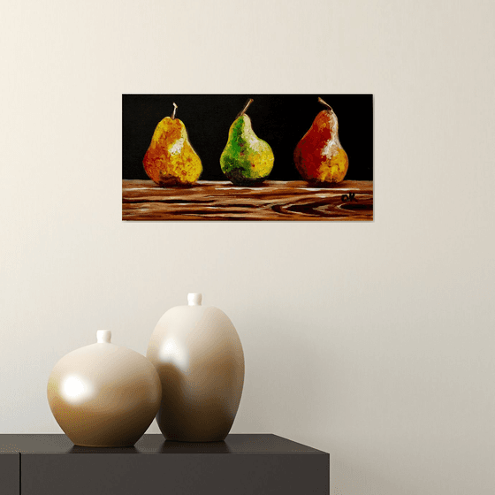 Pears. Still life .