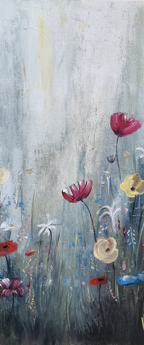 Rainy Wildflower Dreams by Hayley Huckson