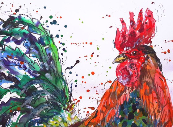 "Colourful Rooster"