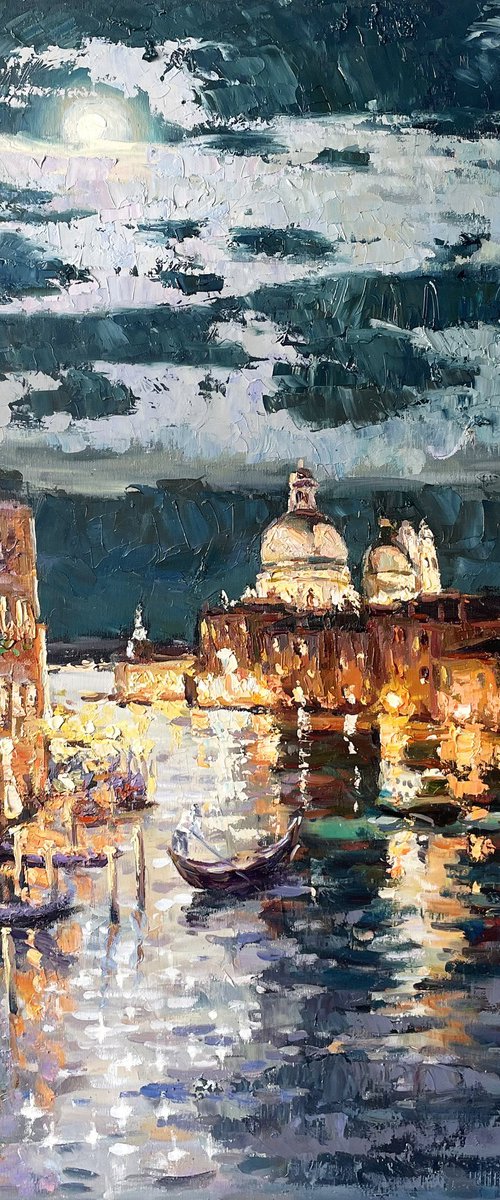 "Night city" by Evgeny Chernyakovsky