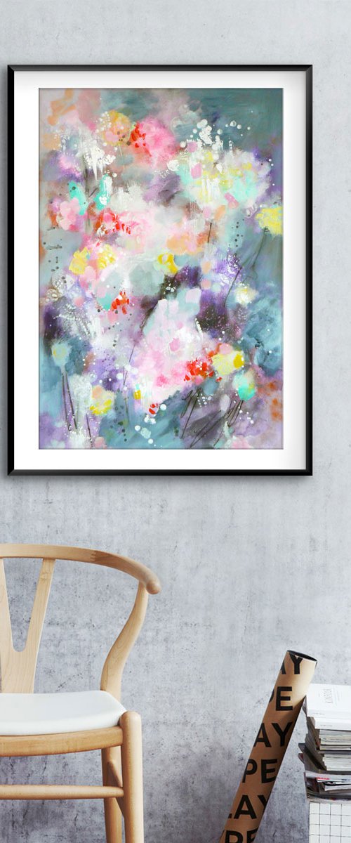 Abstract blooms by Carolynne Coulson