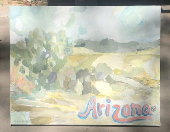 Arizona Postcard No.1—Highway Foliage