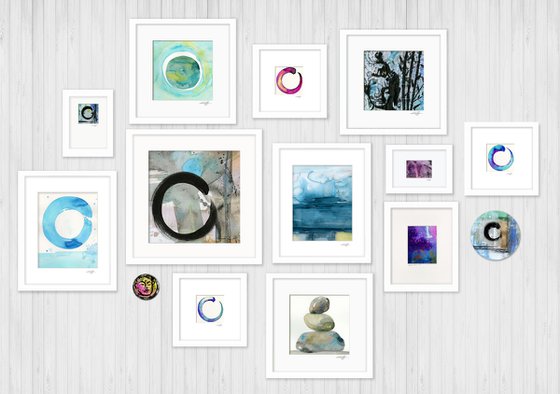 The Gallery Wall Zen Collection - 14 Works of art