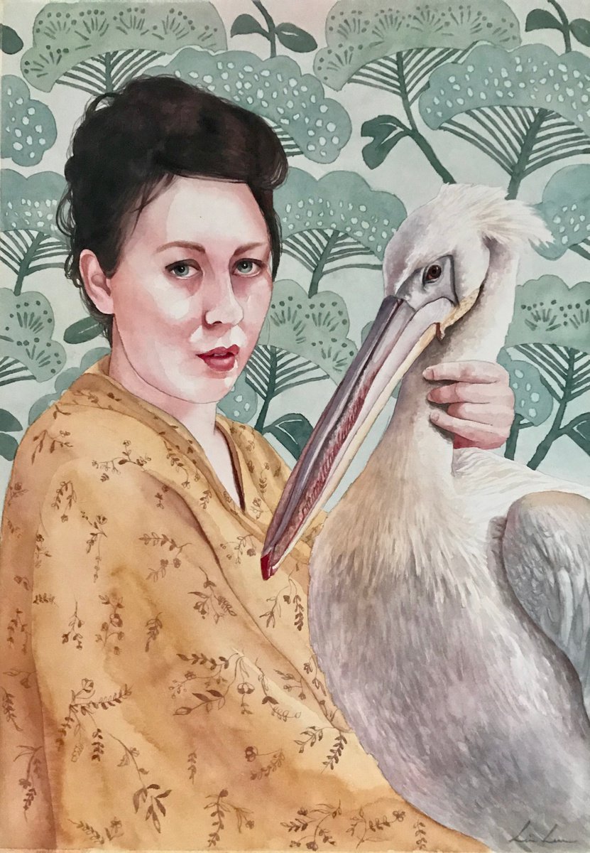 Pelican Familiar by Lisa Lennon