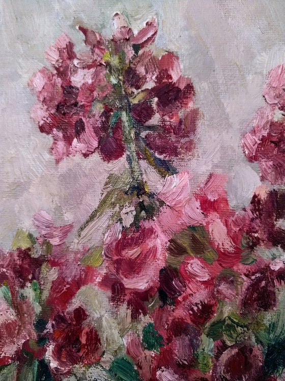 Bouquet. Original oil painting.