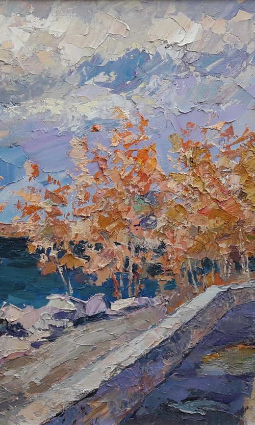 Autumn Quay by Boris Serdyuk