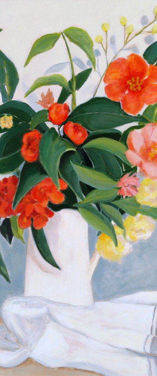 Camellias Still Life by Marisa Añón